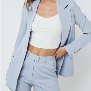 Blazer and shorts coord set